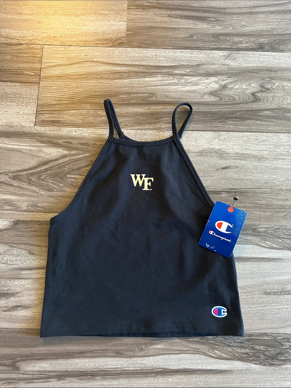 Champion Black Women's WF High-Neck Crop Camisole